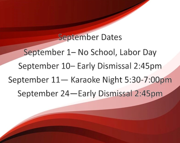  September Dates